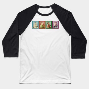 Mythic Gibson Girl Quartet Baseball T-Shirt